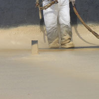 seamless, protective  foam roofing